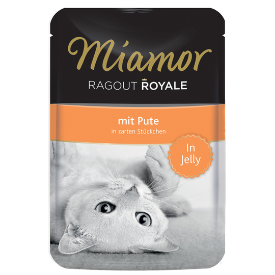 Miamor Ragout Royale in Gravy tai Jelly 22 x 100 g - kalkkuna, in Jelly