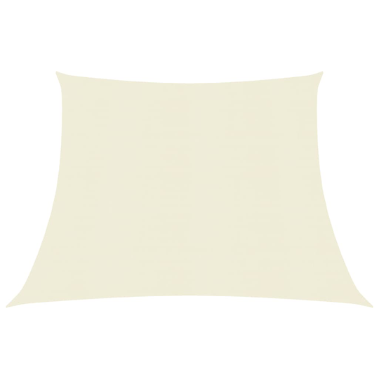 vidaXL Aurinkopurje 160 g/m² kerma 3/4x3 m HDPE