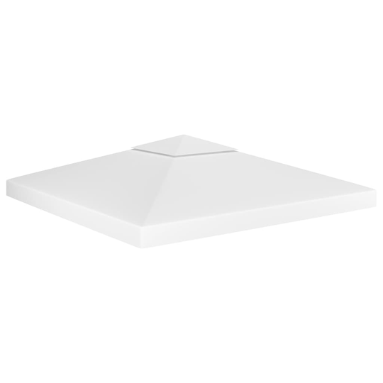 vidaXL 2-kerroksinen huvimajan katto 310 g/m² 3x3 m valkoinen