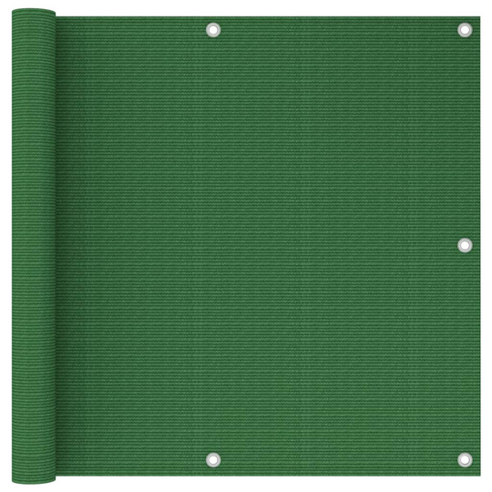 vidaXL Parvekkeen suoja vaaleanvihreä 90x400 cm HDPE