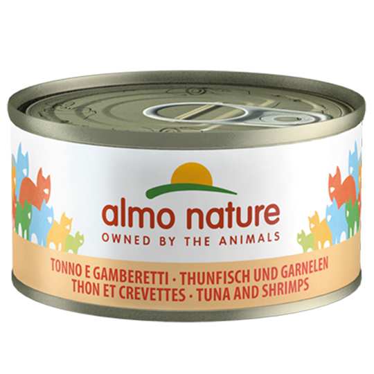 Almo Nature 6 x 70 g - tonnikala & kalmari hyytelössä