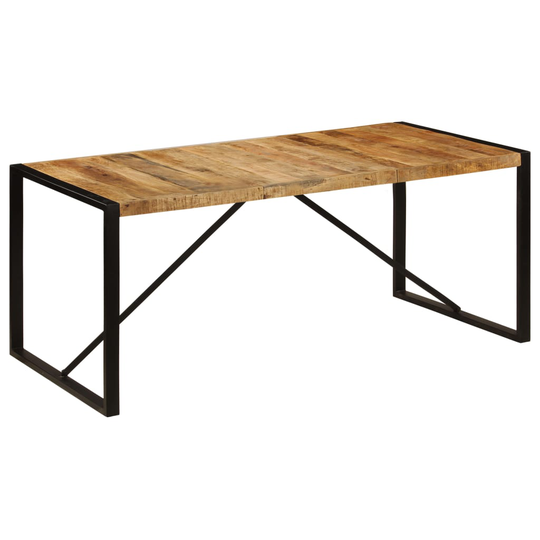 vidaXL Ruokapöytä 180x90x75 cm mangopuu