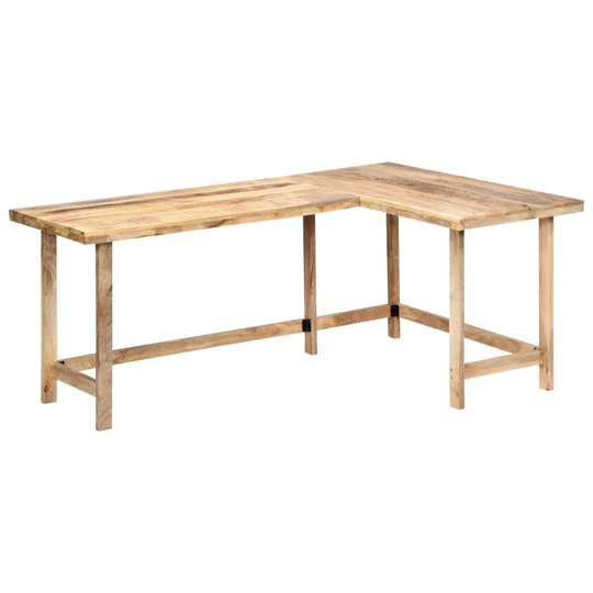 vidaXL Työpöytä 180x120x76 cm täysi mangopuu