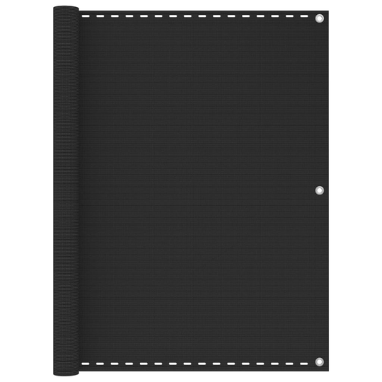 vidaXL Parvekkeen suoja antrasiitti 120x600 cm HDPE