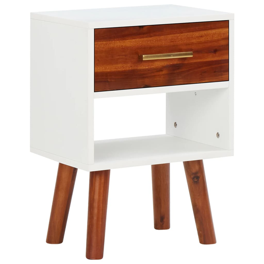 vidaXL Yöpöytä akaasiapuu 40x30x57 cm