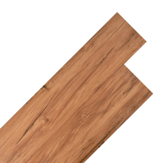 vidaXL PVC-lattialankut 5,26 m² 2 mm Luonnollinen jalava