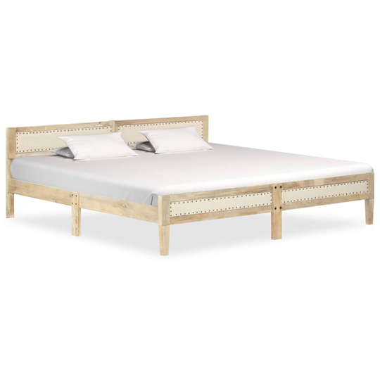 vidaXL Sängynrunko täysi mangopuu 200 cm