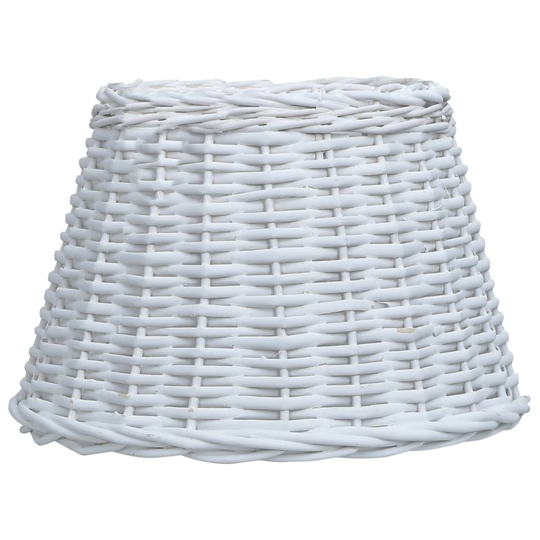 vidaXL Lampunvarjostin paju 50x30 cm valkoinen