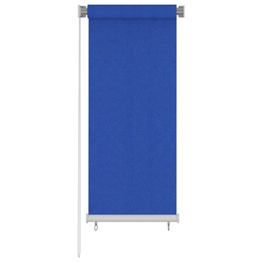 vidaXL Rullaverho ulkotiloihin 60x140 cm sininen HDPE