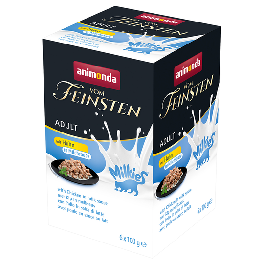 Animonda Vom Feinsten Adult Milkies in Sauce 6 x 100 g - kanaa maitokastikkeessa
