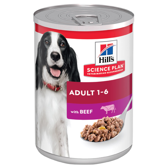 Hill's Science Plan -säästöpakkaus 12 x 370 g - Adult nauta