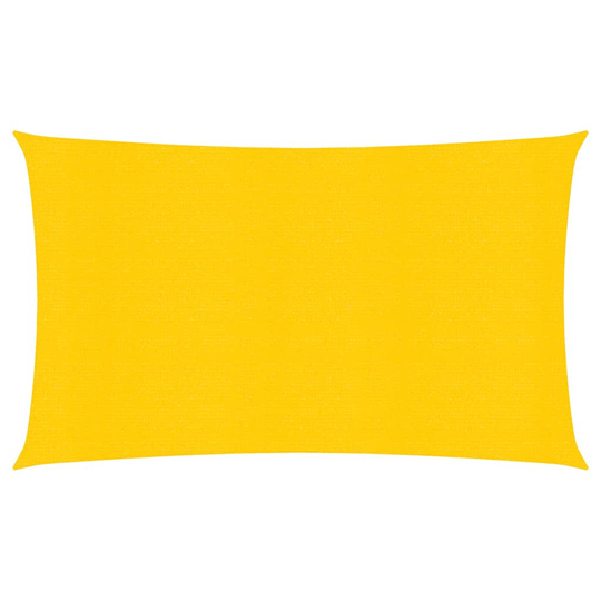 vidaXL Aurinkopurje 160 g/m² keltainen 2x5 m HDPE