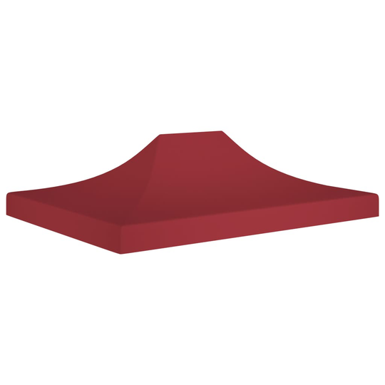 vidaXL Juhlateltan katto 4,5x3 m viininpunainen 270 g/m²
