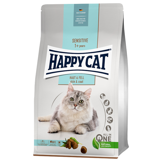 Happy Cat Sensitive Skin & Fur - 4 kg