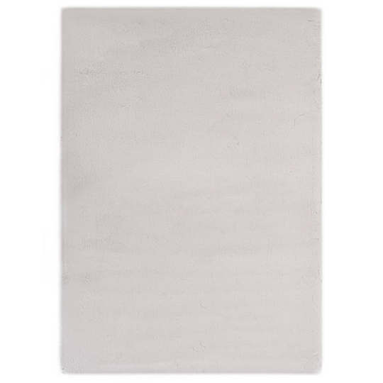 vidaXL Matto 80x150 cm jäniksen tekonahka harmaa