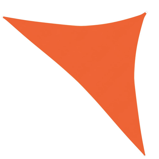 vidaXL Aurinkopurje 160 g/m² oranssi 3,5x3,5x4,9 m HDPE
