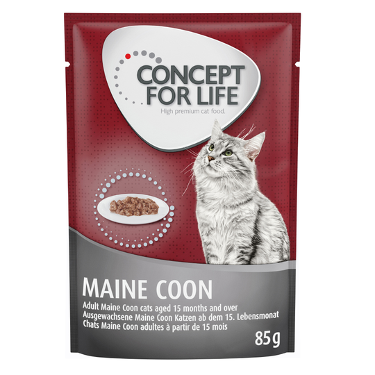 Concept for Life -säästöpakkaus 24 x 85 g - Maine Coon
