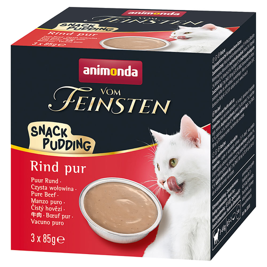 Animonda Vom Feinsten -kissan välipalavanukas - 21 x 85 g nauta