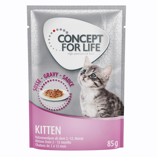 Concept for Life -säästöpakkaus 24 x 85 g - Kitten in Gravy