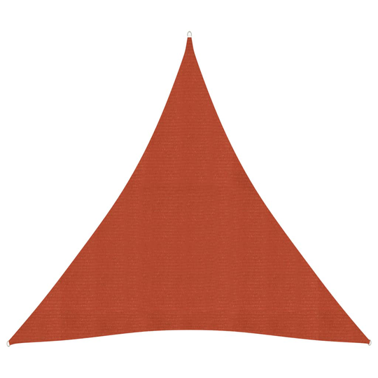 vidaXL Aurinkopurje 160 g/m² terrakotta 4,5x4,5x4,5 m HDPE