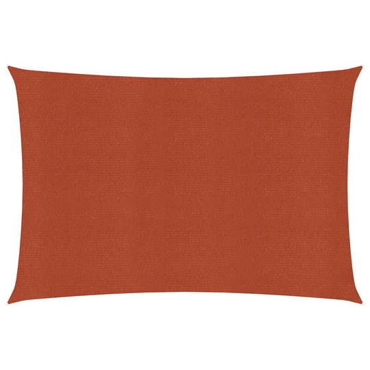vidaXL Aurinkopurje 160 g/m² terrakotta 2,5x3,5 m HDPE
