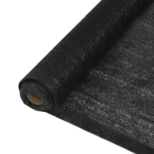 vidaXL Näkösuoja HDPE 1,5x50 m musta 150 g/m²