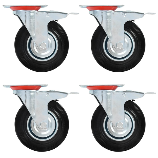 vidaXL Rullapyörät 32 kpl 125 mm