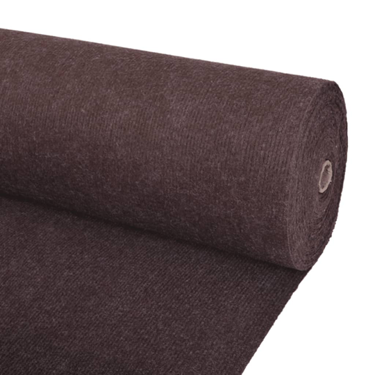 vidaXL Näyttely Rihmamatto 1,2x20 m ruskea
