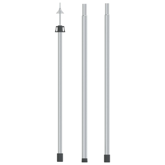 vidaXL Teleskooppivarsi pressuun pituus 102-260 cm alumiini