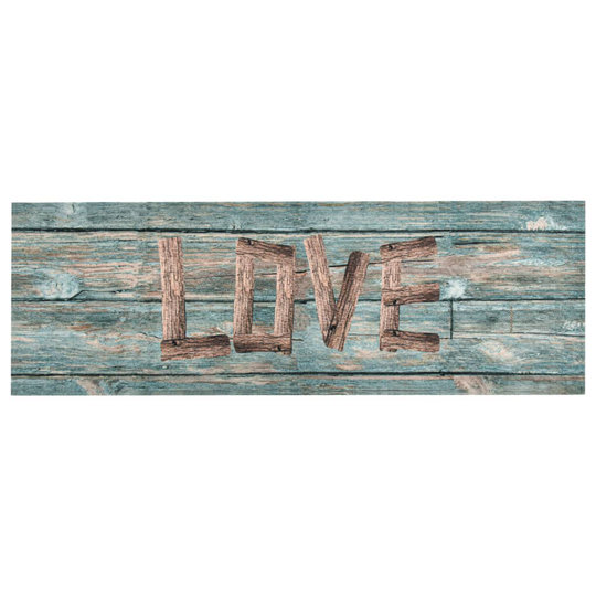 vidaXL Keittiön pestävä lattiamatto Love 60x300 cm
