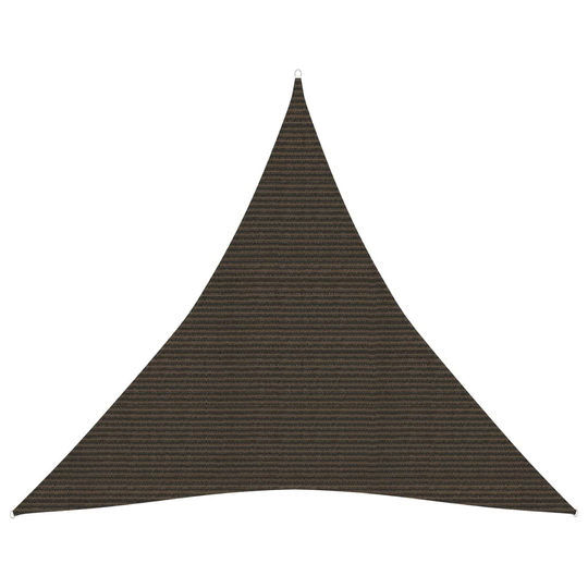 vidaXL Aurinkopurje 160 g/m² ruskea 3x3x3 m HDPE