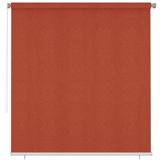 vidaXL Ulkorullaverho 220x230 cm terrakotta HDPE