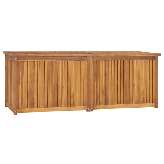 vidaXL Puutarhalaatikko 150x50x55 cm täysi tiikki