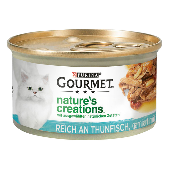 24 + 12 kaupan päälle! 36 x 85 g Gourmet Nature's Creations - tonnikala, riisi & tomaatti