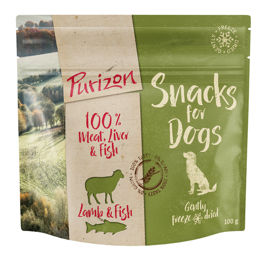 Purizon Snack lammas & kala - viljaton - 3 x 100 g