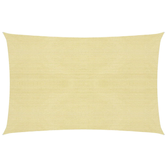 vidaXL Aurinkopurje 160 g/m² beige 2x3,5 m HDPE