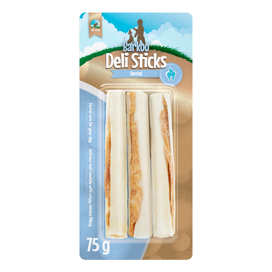 Barkoo Deli Sticks Dental n. 12,7 cm - 3 kpl (75 g)