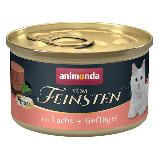 Animonda Vom Feinsten Adult 12 x 85 g - lohi + siipikarja