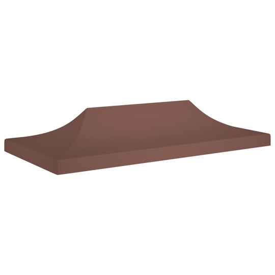 vidaXL Juhlateltan katto 6x3 m ruskea 270 g/m²