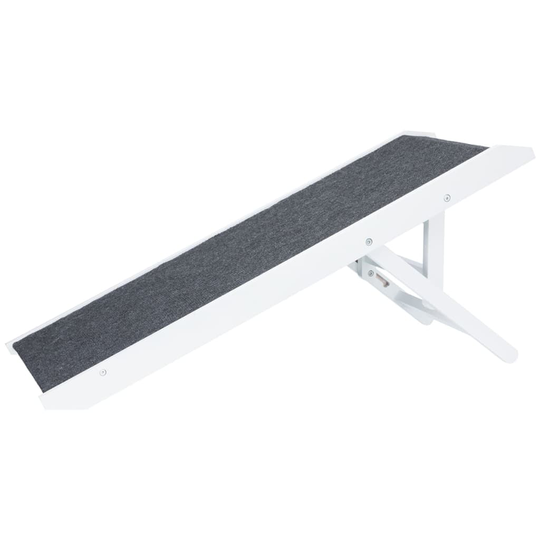 TRIXIE Korkeussäädettävä lemmikin ramppi 36x90 cm MDF valkoinen 39375