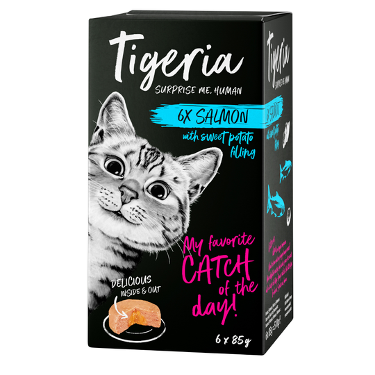Tigeria 6 x 85 g - lohta bataattiytimellä