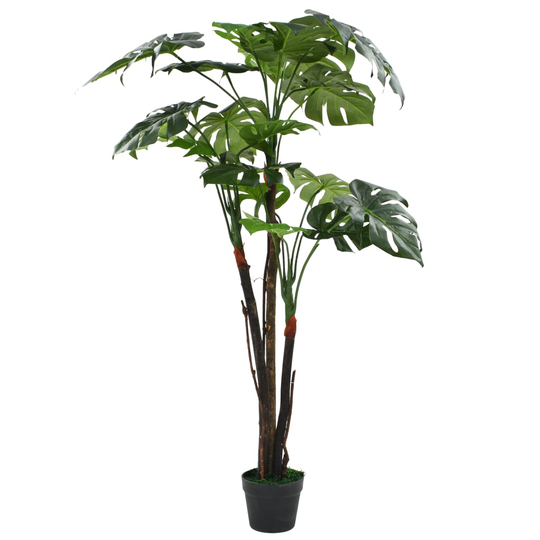 vidaXL Tekokasvi ruukulla jättipeikonlehti 130 cm vihreä