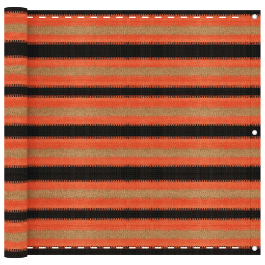 vidaXL Parvekkeen suoja monivärinen 90x500 cm HDPE