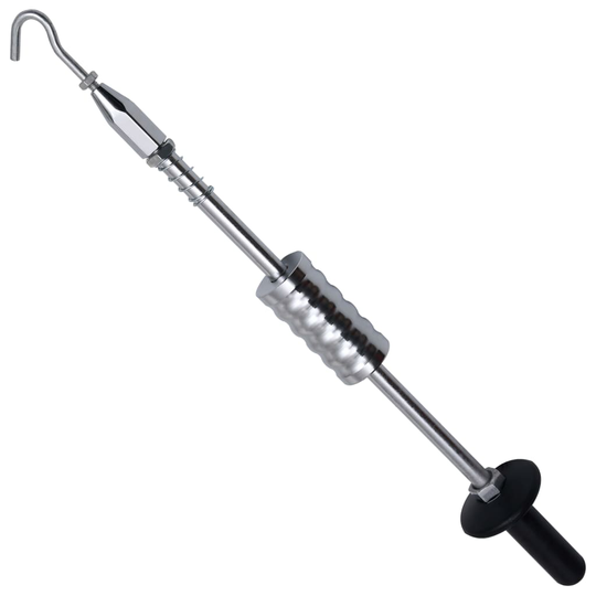 vidaXL Liukuvasara koukulla 63 cm hiiliteräs