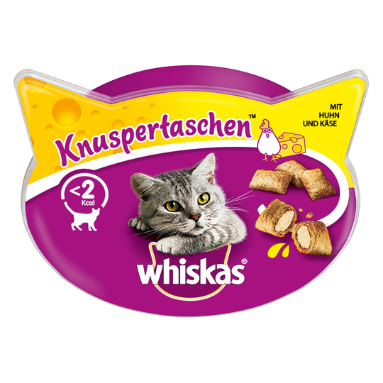 6 + 2 kaupan päälle 8 x Whiskas-kissanherkut - Temptations: kana & juusto (8 x 60 g)