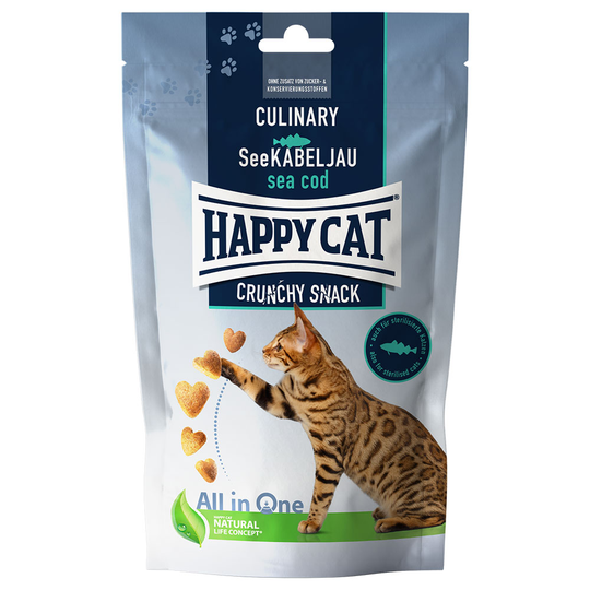 Happy Cat Culinary Crunchy Snack See turska - 70 g