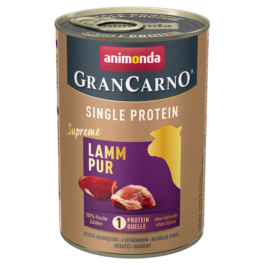 Animonda GranCarno Adult Single Protein Supreme 6 x 400 g - lammas