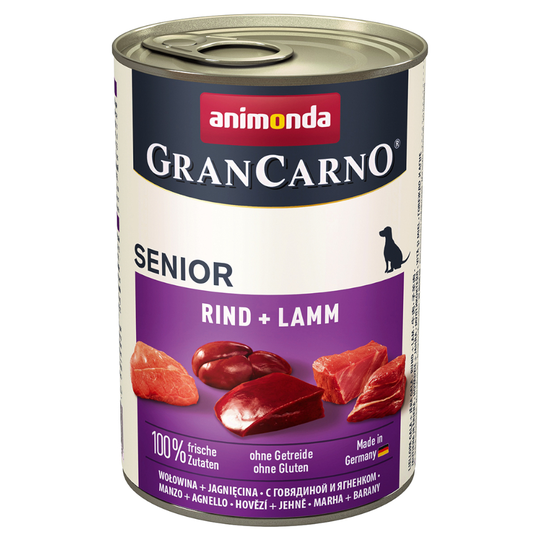 Animonda GranCarno Original Senior 6 x 400 g - nauta & lammas