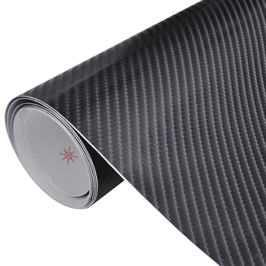 vidaXL Auton päällystekalvot 2 kpl 4D musta 100x150 cm + 50x150 cm