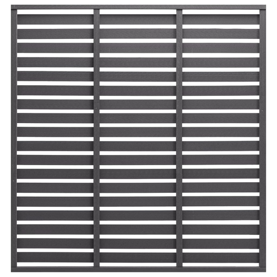 vidaXL Aitapaneeli WPC 180x180 cm harmaa